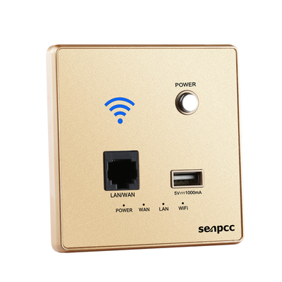 智能家居新场景 86型AP墙壁WiFi插座面板，重构酒店网络覆盖